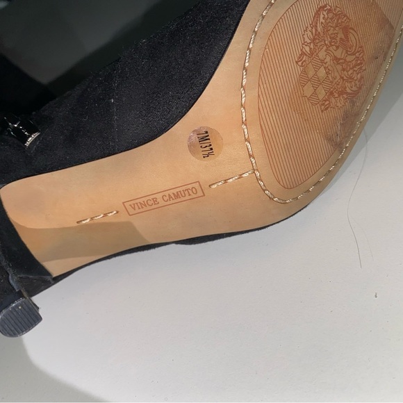 VINCE CAMUTO OVER THE KNEE DRAWSTRING BOOTS STILETTO HEEL DESIGNER VINCE - Picture 7 of 8